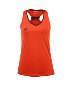 Camiseta Babolat Play Tank Top Mujer Naranja