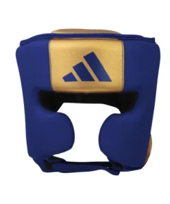 Casque de boxe Adidas Sparring Speed Pro – Bleu/Or FW23