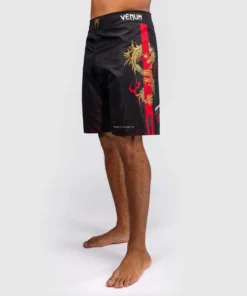 Short de Combat Venum x TEKKEN 8 – Marshall Law – Noir/Rouge/Or