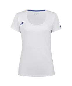 Camiseta Babolat Cap Sleeve Top Mujer Blanco