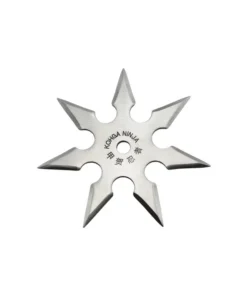Etoile de jet, Shuriken 7 branches acier 420 – Argent