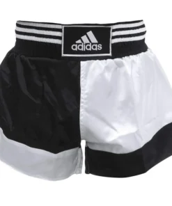 Short Kick-Boxing Adidas – Confort et Performance – Noir/blanc