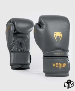Gants de Boxe Venum enfant Contender 1.5 – Gris/Or