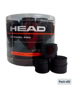 Tambor Overgrips Head Padel Pro Negro (x60)
