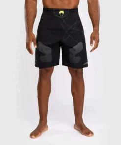 Short de Combat MMA Venum Training Camp 4.0 – Noir/Vert Fluo