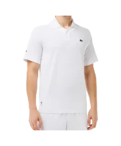Polo Lacoste Blanco Daniil Medvedev
