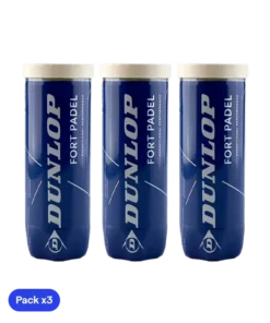 Pelotas Dunlop Fort Padel (Pack x3)