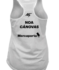 Camiseta Tirantes Oxdog Tiebreak Mujer Blanco Noa Cánovas