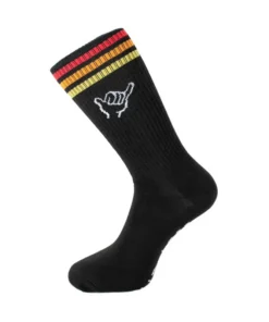 Calcetin Shaka Stripes Black