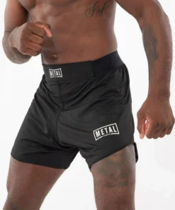 Short MMA Noir – Metal Boxe – MSS201N