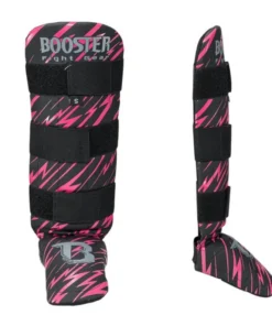 Protège-Tibias Enfant Booster Fight Gear – Combat Series – Rose