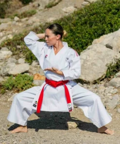 Veste Karaté FUJIMAE Kata Budokan WKF avec broderie