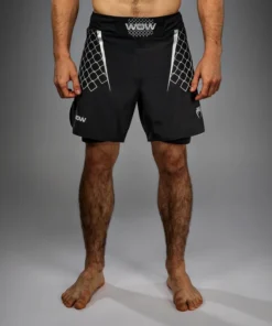Short de Combat Venum X WOW FC – Noir/Gris