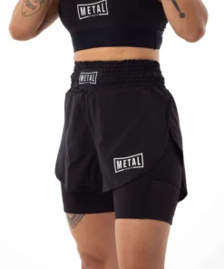 Short MMA femme 2 en 1 – Metal Boxe MSSW302