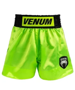 Short de Muay Thai Venum Classic Evo Jaune Néon