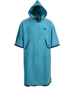 Aqua Marina Water-Repellent Thermal poncho navy blue