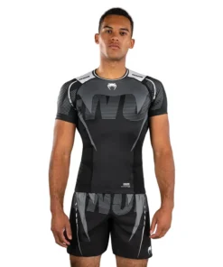 Venum Adrenaline – Rashguard Noir/Argent/Gris