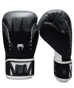 Gants de boxe Venum Adrenaline – Noir/Argent/Gris