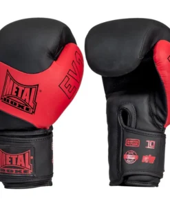 Gants de Boxe Metal Boxe EV1 – Noir/Rouge