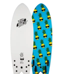 Surfboard Retro Fish x Ben Gravy (5’8″Quad)