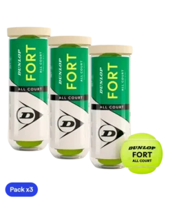 Pelotas Dunlop Fort All Court (x4) (Pack x3)