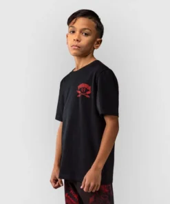T-shirt enfant Venum Wolf Atak – Noir/Rouge