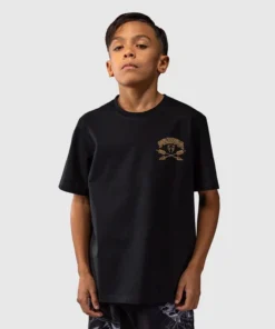 T-shirt enfant Venum Wolf Atak – Noir/Gris