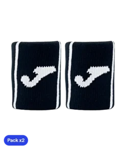 Muñequeras Joma Game Cortas Negro Pack x2