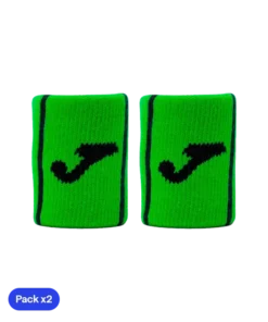 Muñequeras Joma Game Cortas Verde Pack x2