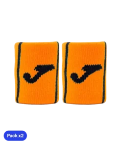 Muñequeras Joma Game Corta Naranja (Pack x2)