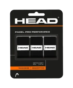 Overgrips Head Padel Pro Perforated Negro (Pack x3)