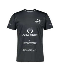 Camiseta Teo Zapata Padel Mi Amor Negro 2025