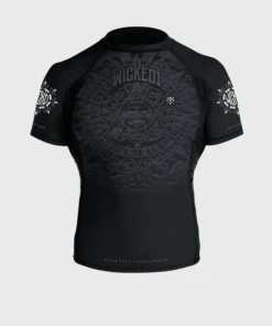 Rashguard manches courtes Wicked One – AZTEC Noir