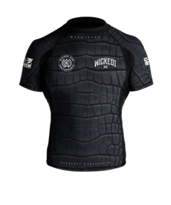Rashguard manches courtes Wicked One – CAÏMAN Noir