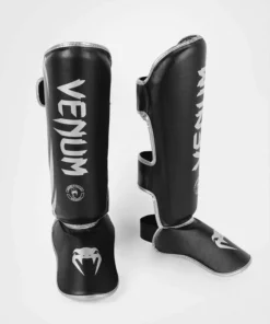 Protège-tibias Venum Challenger – Noir/Argent