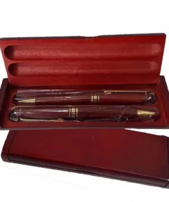 SET LAPICES MADERA CAOBA 2722