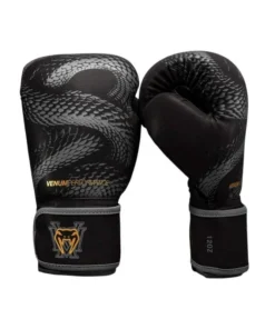 Gants de boxe Venum Matupa sparring & sac – Noir/Gris/Or