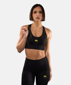 Brassière de Sport Venum Lazer – Noir/Jaune