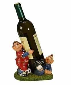 DOS FUTBOLISTAS PORTA BOTELLA