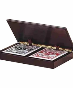 CAJA DE MADERA NAIPES
