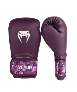 Gants de Boxe Venum Iris Prune Rose – PU & Velcro