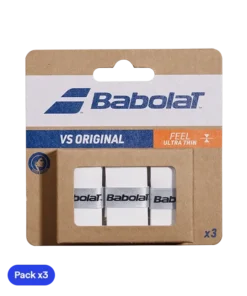 Overgrips Babolat VS Original Liso Blanco (Pack x3)