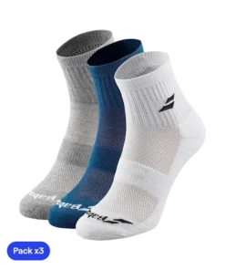 Calcetines Babolat Quarter Multicolor 2025 (Pack x3)