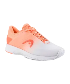 Zapatillas Head Revolt Pro 4.5 Clay Mujer Coral/White 2025