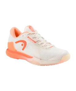 Zapatillas Head Sprint Pro 4.0 Mujer Chalk White/Coral 2025