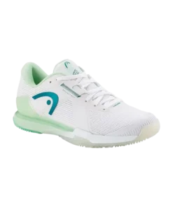 Zapatillas Head Sprint Pro 4.0 Padel Mujer White/Green 2025
