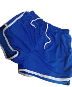 SHORT DAMA CON LICRA AZULINA TALLA M