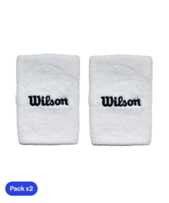Muñequeras Largas Wilson Blanco 2025 (x2)