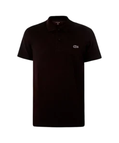 Polo Lacoste Regular Fit Algodon Negro