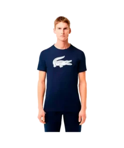 Camiseta Lacoste Regular Fit Algodon Azul Marino